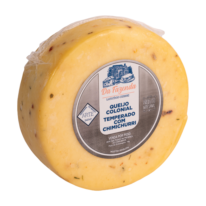 Queijo Colonial Temperado – Chimichurri