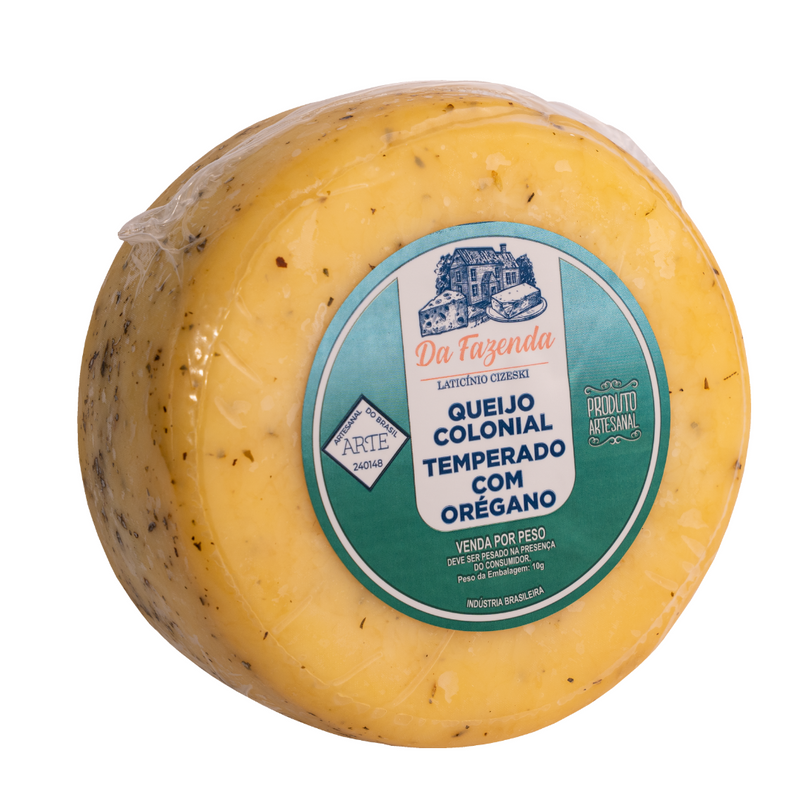 Queijo Colonial com Orégano